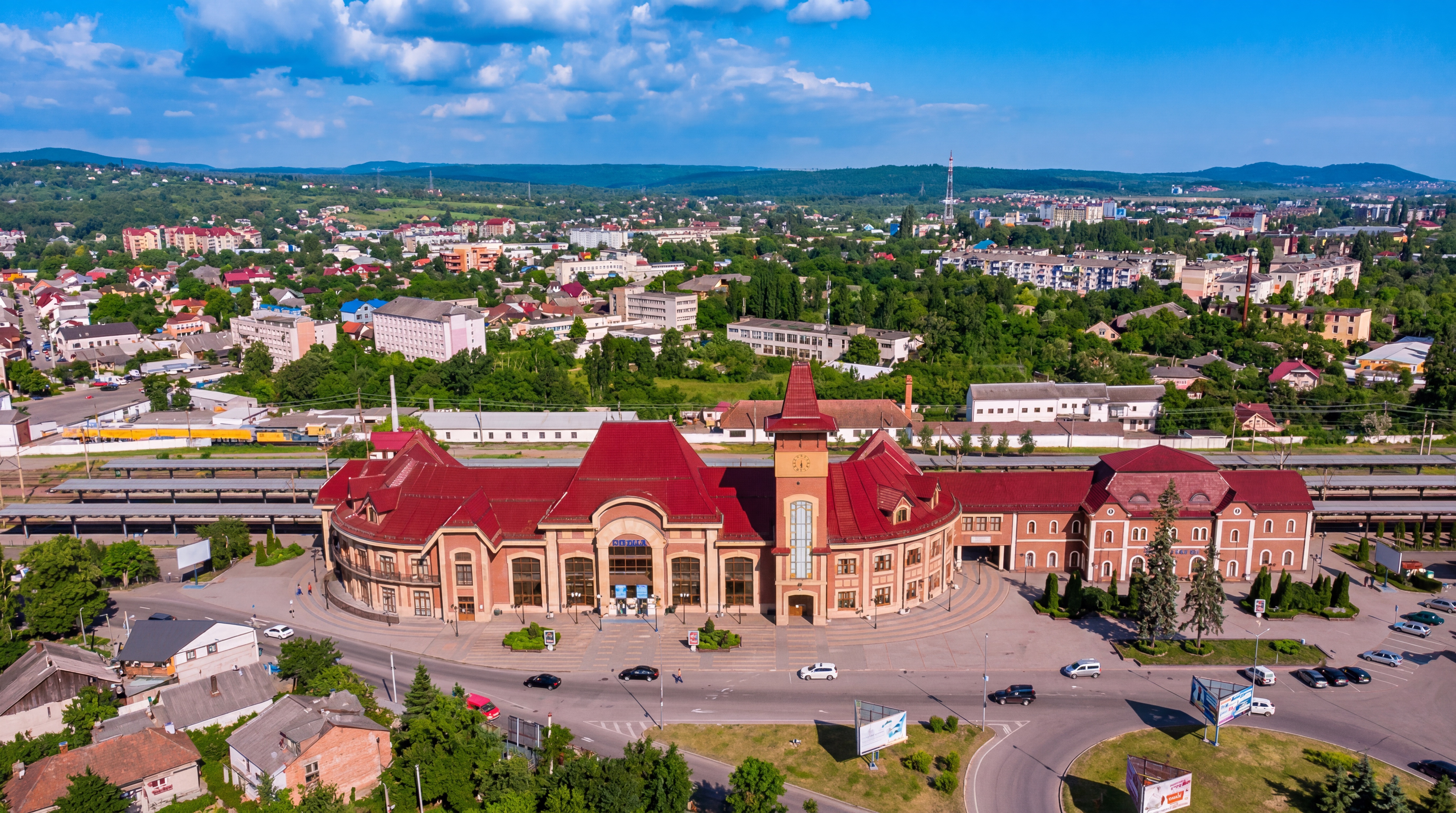 Dworzec kolejowy Użhorod — Ukraina